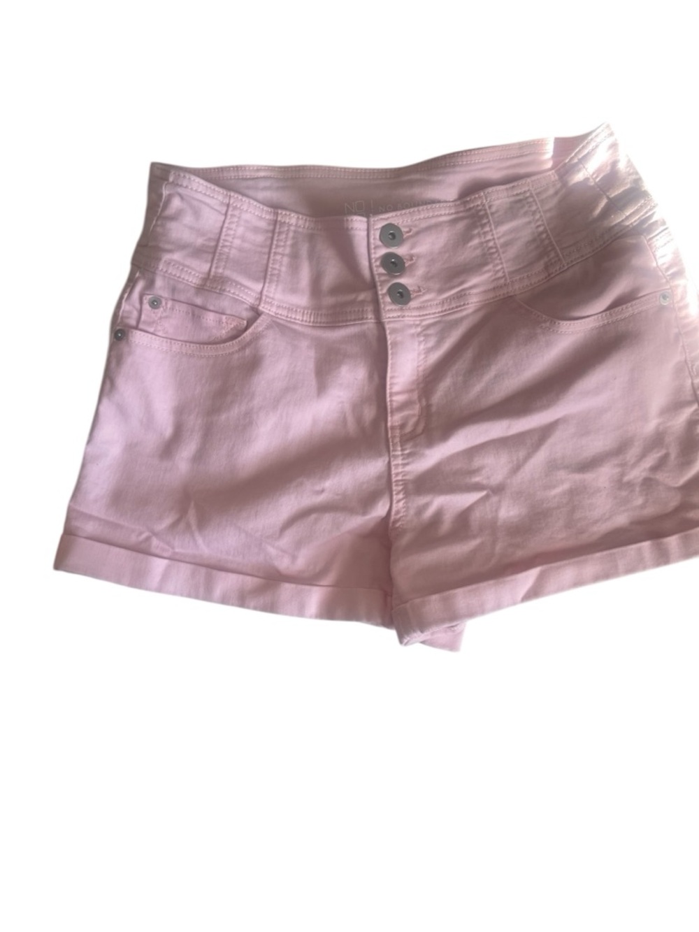 Women’s (Junior’s) Light Pink High-Waist Denim Shorts NWOT